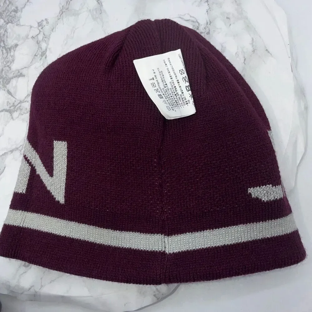 JORDAN JUMPAN Youth Mulberry Elephant Print Reversible Beanie-NWT!